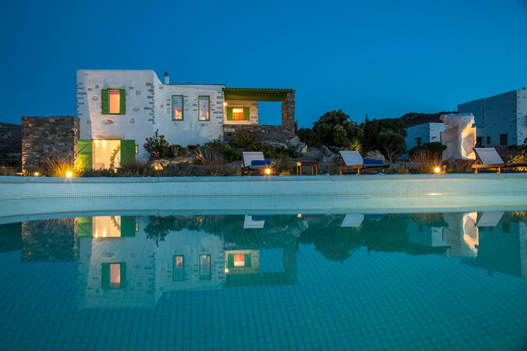 Villa Aeolos With 2 Private Pools Szarakíniko Kültér fotó